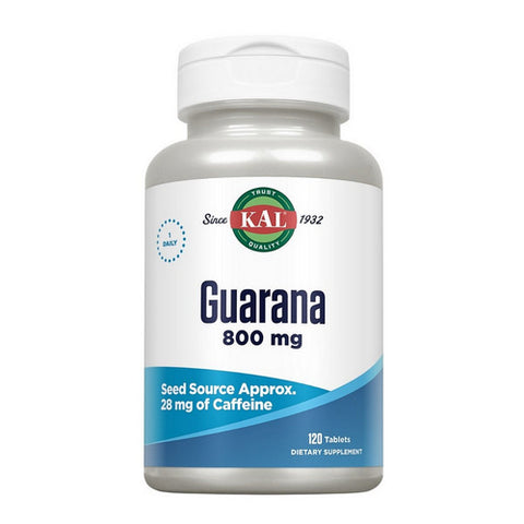 Kal, Guarana, 800 Mg, 120 Tabs