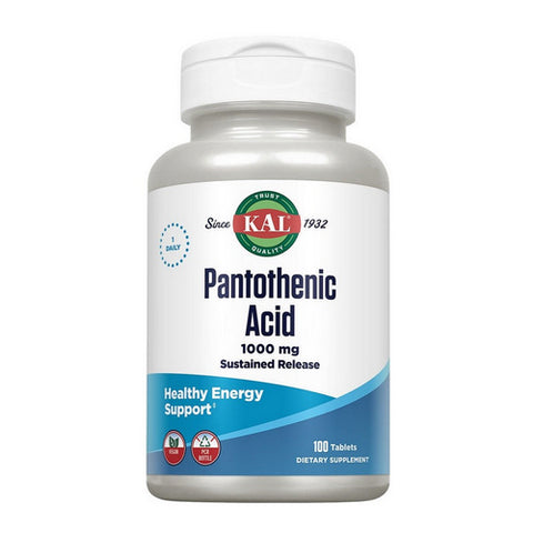 Kal, Pantothenic Acid, 1,000 mg, 100 Tabs