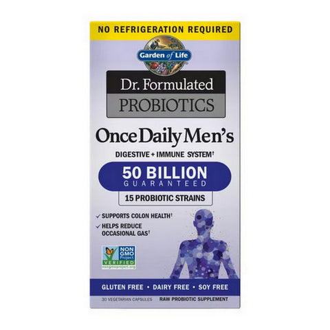 Garden of Life, Dr. Formulated Probiotics Once Daily Men's, 30 Caps
