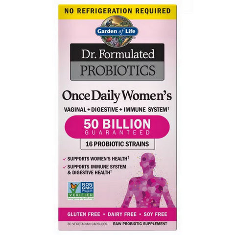 Garden of Life, Dr. Formulated Probiotics Once Daily Women's, 30 Caps