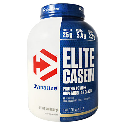 Dymatize, Elite Casein, Vanilla 4 lbs