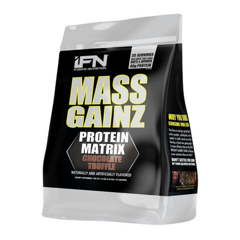 Iforce Nutrition, Mass Gainz, Chocolate Truffle 10 lbs