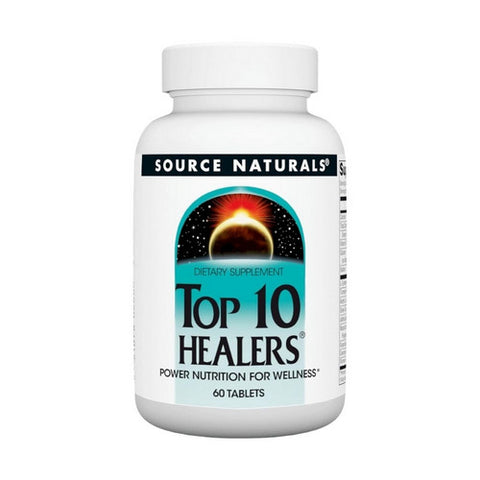 Source Naturals, Top 10 Healers, 60 Tab
