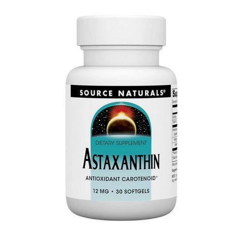 Source Naturals, Astaxanthin, 12 mg, 30 Softgel