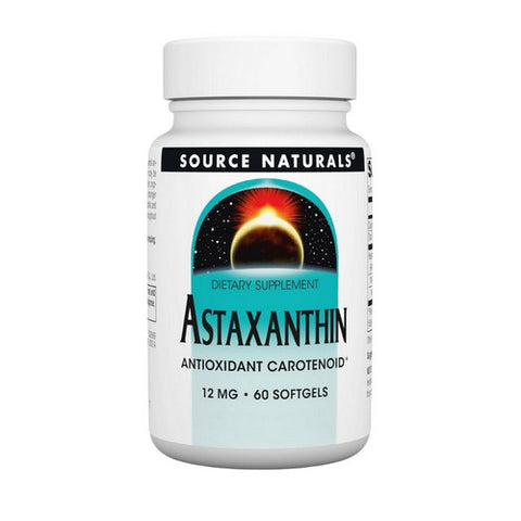Source Naturals, Astaxanthin, 12 mg, 60 Sofgel