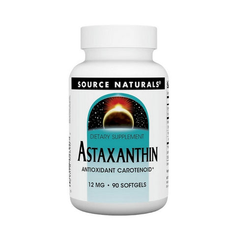 Source Naturals, Astaxanthin, 12 mg, 90 Softgel