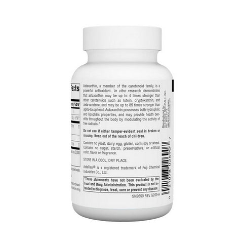 Source Naturals, Astaxanthin, 12 mg, 90 Softgel