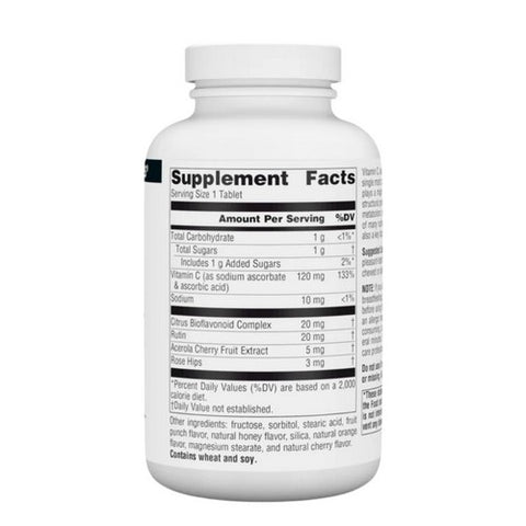 Source Naturals, Acerola C, 120 MG, Chewable 250 Tabs Source Naturals