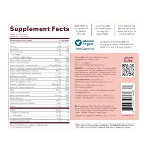 SmartyPants, Women's Complete Vitamins, 180 Gummies