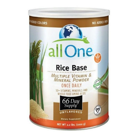 All One, Multiple Vitamin and Mineral Powder, Rice Base, 1000 GRM (66 Day Supply)