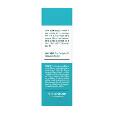 Nature's Truth, Pure Essential Oil Eucalyptus, 0.51 Oz Nature's Truth