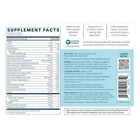 SmartyPants, Men's Complete Daily Multivitamin, 120 Count