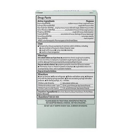 Hylands, Baby Mucus & Cold Relief, 4 Oz