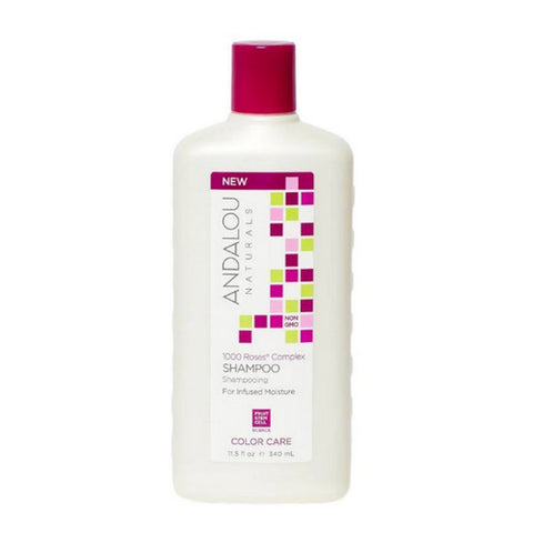 Andalou Naturals, 1000 Roses Complex Color Care Shampoo, 11.5 Oz