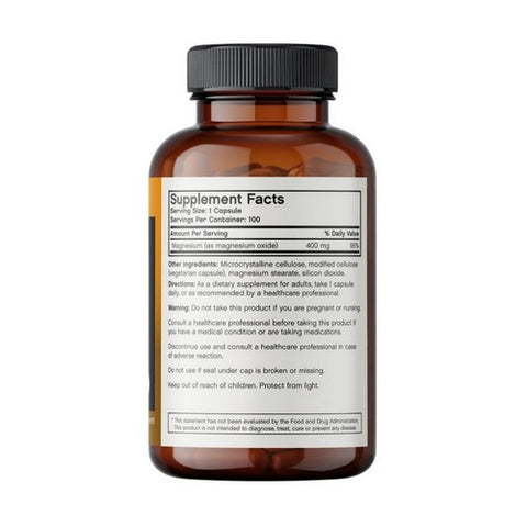 Futurebiotics, Magnesium, 400 Mg, 100 Veg Caps