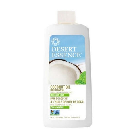 Desert Essence, Coconut Oil Mouthwash, Coconut Mint, 16 Oz
