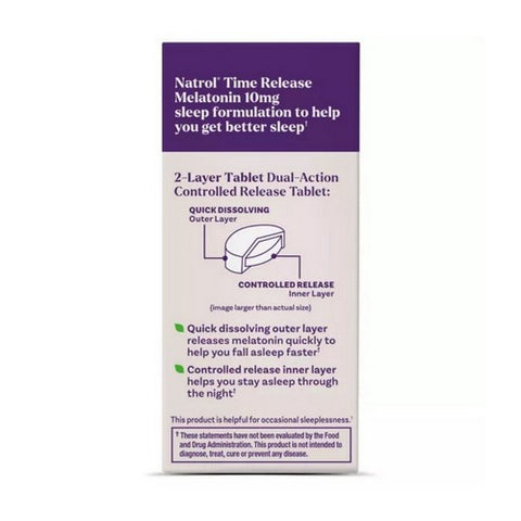 Natrol, Melatonin Plus 5-HTP Time Release, 60 Tabs
