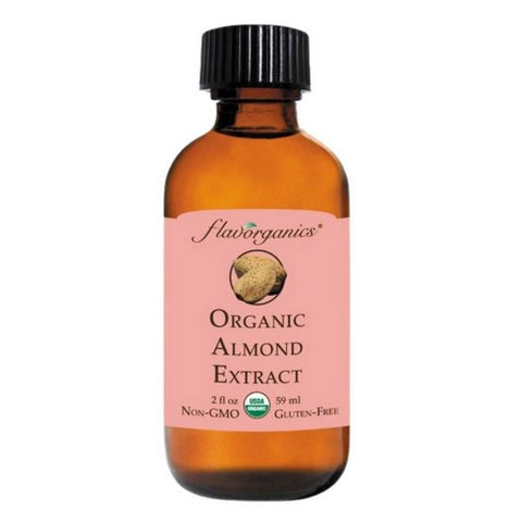 Flavorganics, Organic Almond Extract, 2 Oz