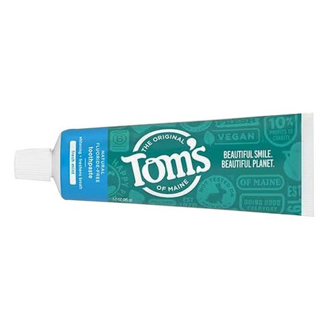 Tom's Of Maine, Toothpaste Fluoride Free Fresh Mint, 3 Oz(Case Of 3)