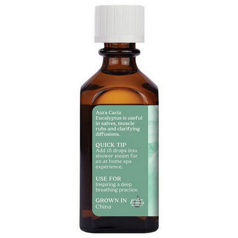 Aura Cacia, Essential Oil Eucalyptus, (e. globulus) 2 Fl Oz