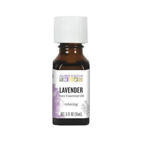 Aura Cacia, Essential Oil Lavender, (lavendula augustifolia) 0.5 Fl Oz