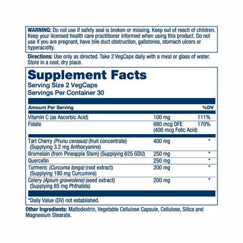 Solaray, Total Cleanse Uric Acid, 60 Veg Caps