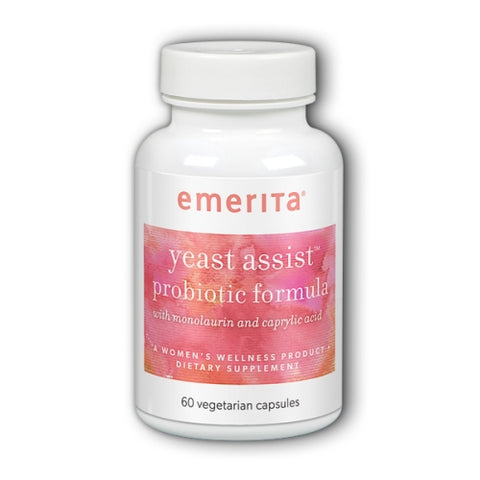 Emerita, Yeast Assist Probiotic Formula, 60 Veg Caps