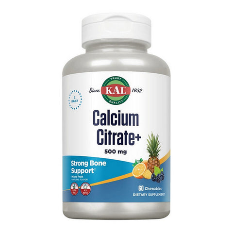 Kal, Calcium Citrate Plus, Mixed Fruit 60 Chews