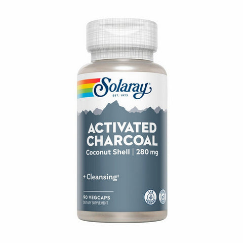 Solaray, Charcoal Activated, 280 mg, 90 Caps