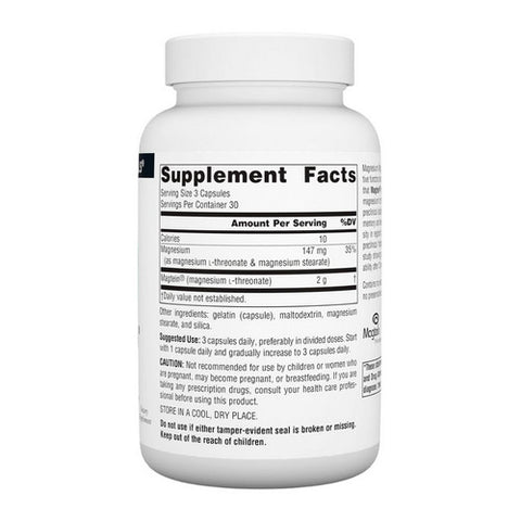 Source Naturals, Magtein Magnesium L-Threonate, 90  Caps
