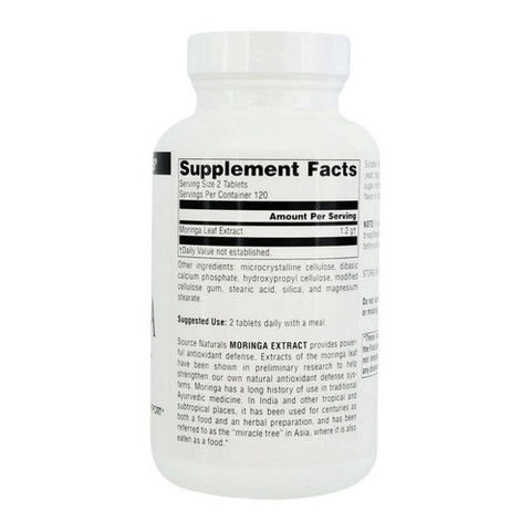 Source Naturals, Moringa Extract, 600 mg, 240 Tabs