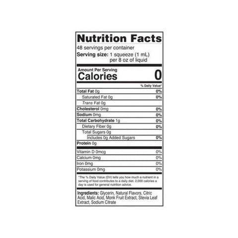 Sweetleaf Stevia, Waterdrops, Mixed Berry 1.62 Oz