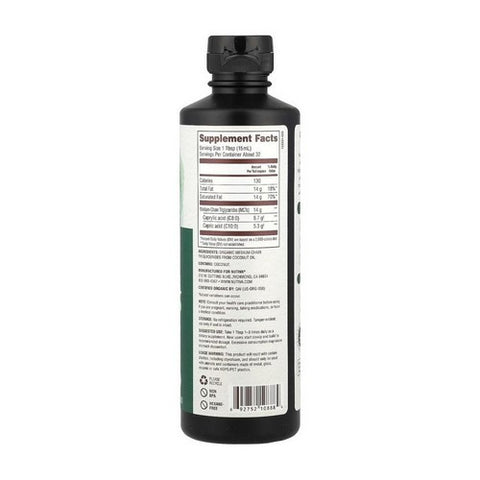 Nutiva, Mct Oil, 16 Oz