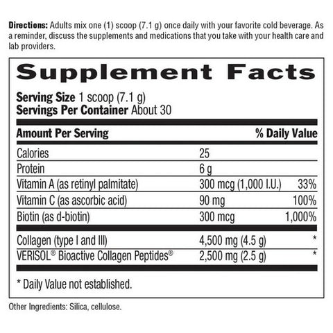 Country Life, Maxi Collagen C & A + Biotin, 7.5 Oz