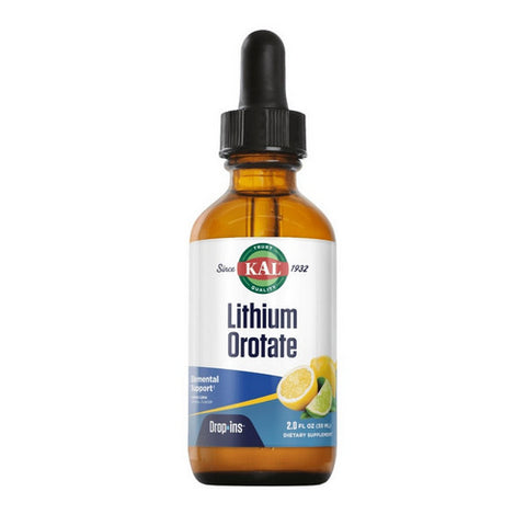 Kal, Lithium Orotate Lemon Lime, 2 oz