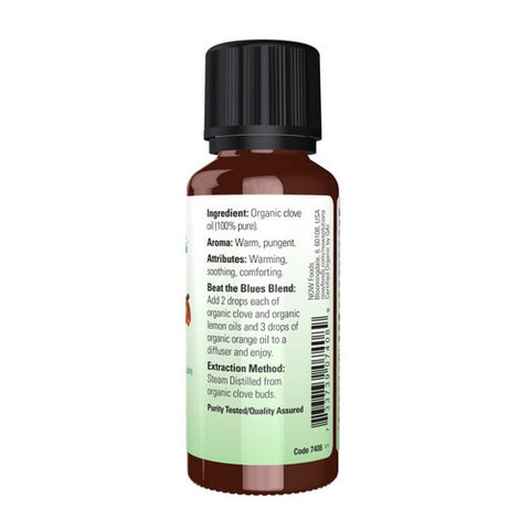 Now Foods, Organic Clove Oil, 1 Oz