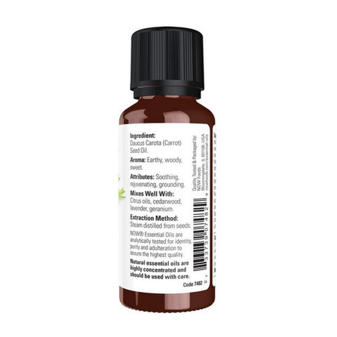 Now Foods, Carrot Seed Oil, 1 Oz