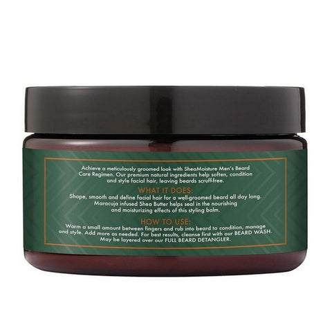 Shea Moisture, Men Beard Balm Maracuja Oil And Shea Butter, 4 Oz