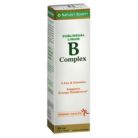 Nature's Bounty, Nature's Bounty Vitamin B Complex Sublingual Liquid, 24 X 2 Oz