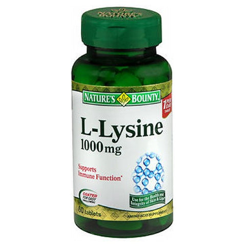 Nature's Bounty, L-lysine, 1000 mg, 24 X 60 Tabs