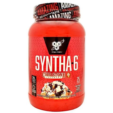 BSN Inc., Cold Stone Cremery Syntha-6, Birthday Cake Remix 2.59 lbs