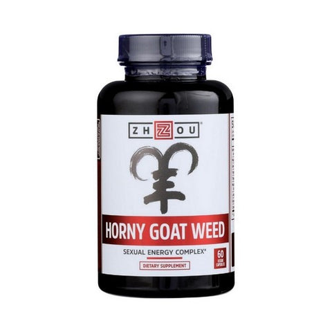 Zhou Nutrition, Horny Goat Weed Sexual Energy Complex, 60 Veg Caps