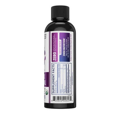 Zhou Nutrition, Organic Black Seed Oil, 8 Oz
