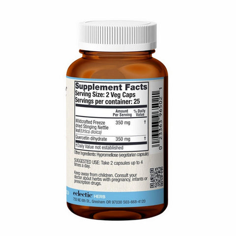 Eclectic Herb, Nettles - Quercetin, 50 Caps