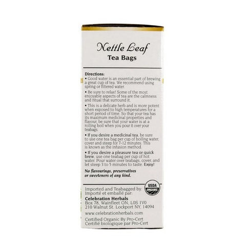 Celebration Herbals, Organic Nettle Leaf Tea, 24 Bags