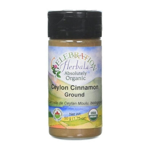 Celebration Herbals, Organic Cinnamon Ground, 43 grams