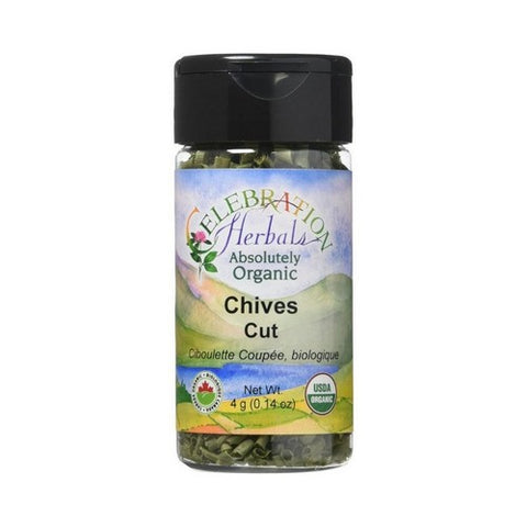 Celebration Herbals, Organic Chives Freeze Dried, 4 grams