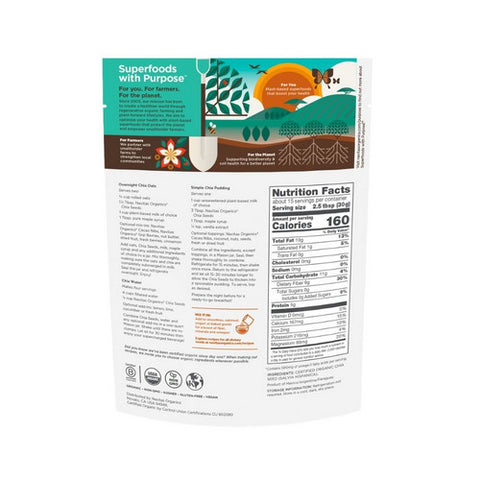 Navitas Organics, Organic Chia Seeds, 16 Oz