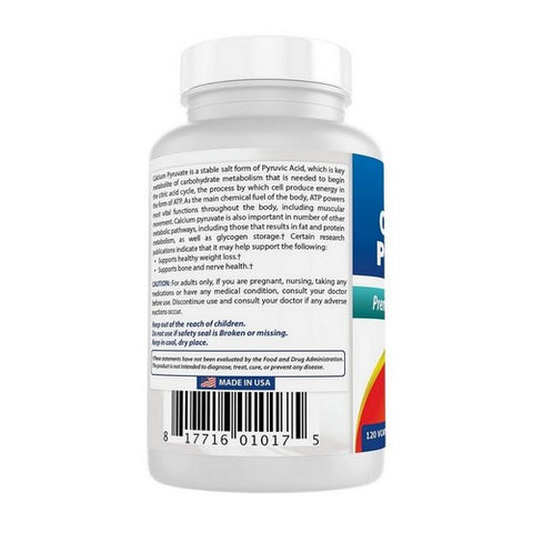 Best Naturals, Calcium Pyruvate, 750 mg, 120 Caps