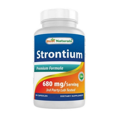 Best Naturals, Strontium, 680 mg, 90 Caps